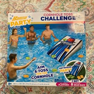 Banzai cornhole toss challenge